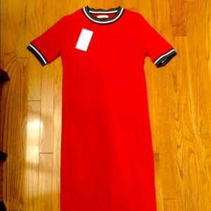 Zara Ribbed Midi Dress